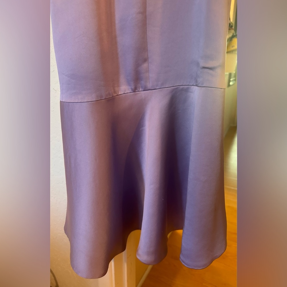 ****SOLD****JONATHAN SIMKHAI Mia fluid satin sleeveless formal midi dress l - Picture 10 of 14
